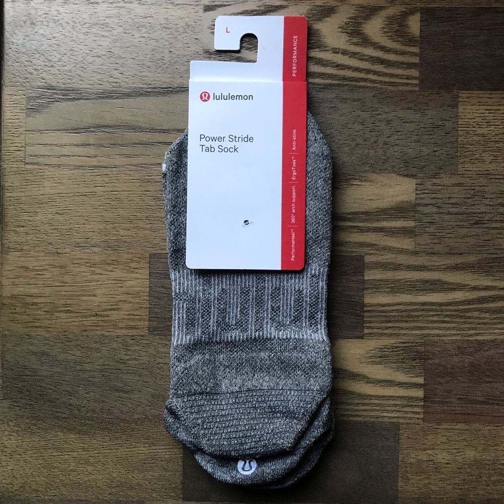 Lululemon power stride tab socks size large